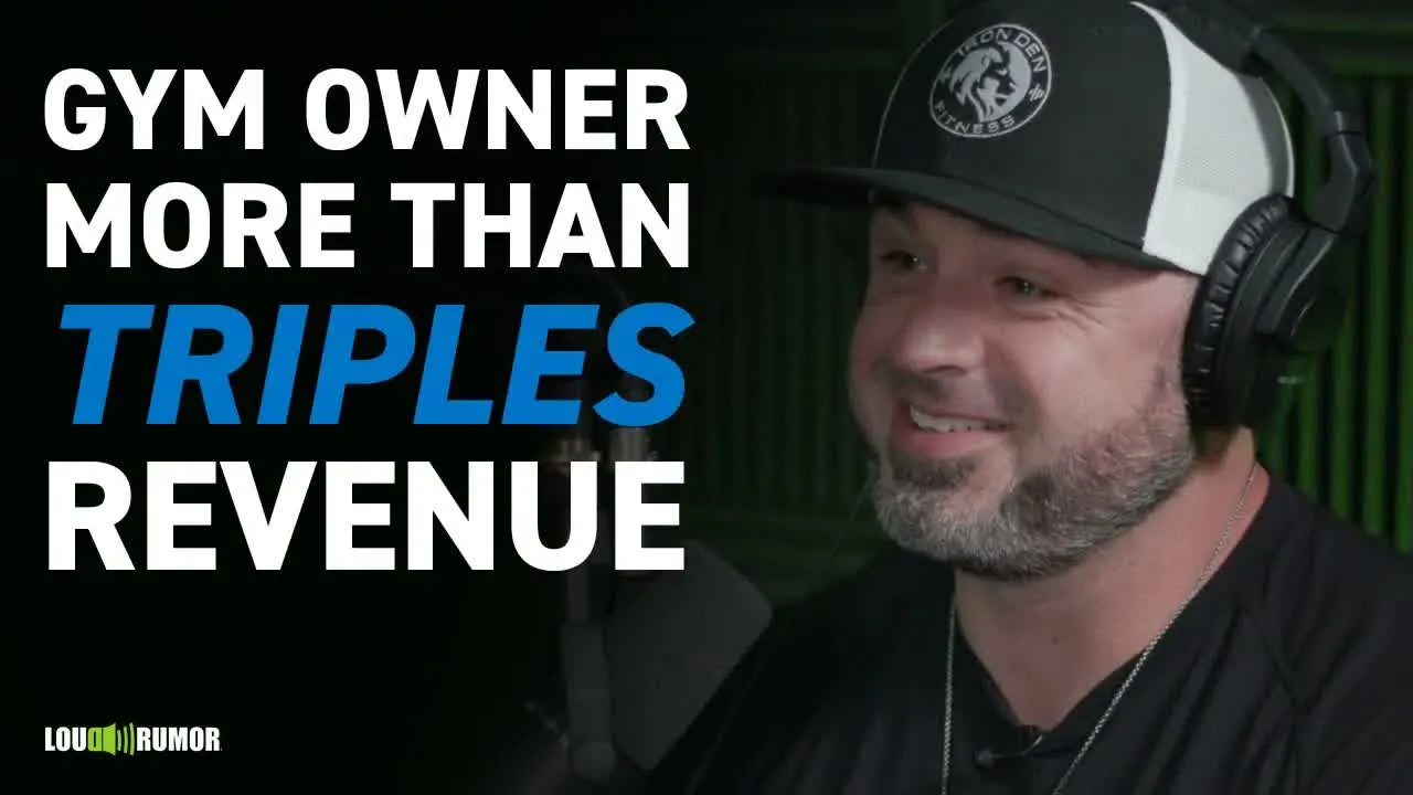 GSD Gyms interview thumbnail featuring Billy Jones and a gym revenue growth headline